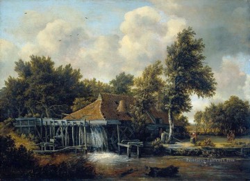 Moulin Meindert Hobbema Peinture à l'huile